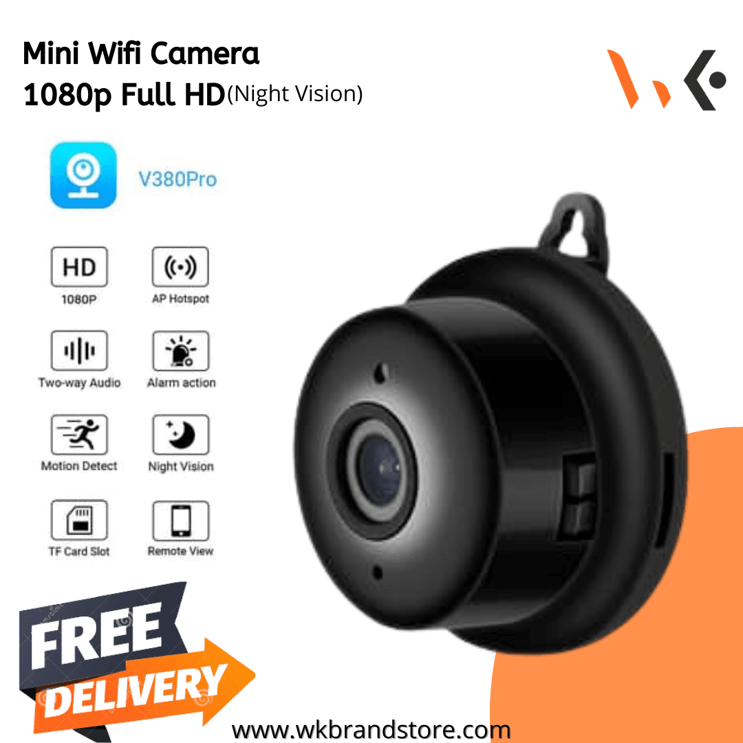 IR Mini Wifi Camera V380 App 1080P Full Hd Night Vision